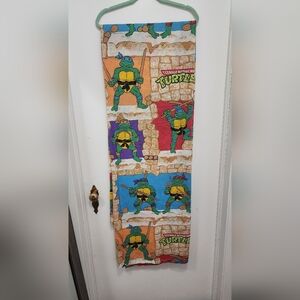 Vintage Ninja turtles Twin size top sheet